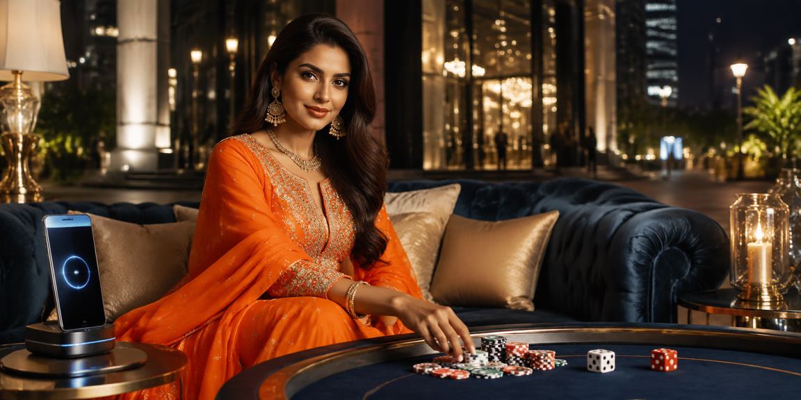 Indian player responsibly enjoying dice game with focused attitude