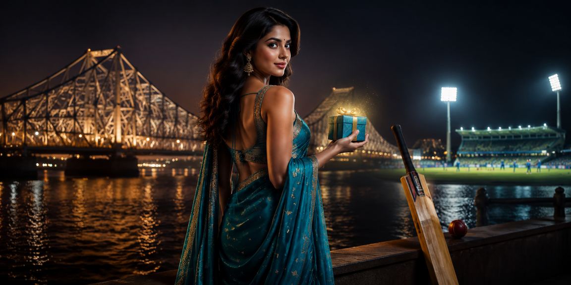 Indian cricket fans enjoying cricket betting with cultural colors and attire